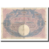 Billet, France, 50 Francs, 1907-06-5, TB, Fayette:14.19, KM:64d - 50 F 1889-1927 ''Bleu Et Rose''
