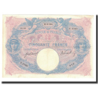 Billet, France, 50 Francs, 1914-12-15, TTB+, Fayette:14.27, KM:64e - 50 F 1889-1927 ''Bleu Et Rose''