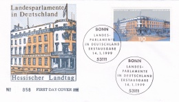 Germany FDC 1999  Hessischer Landtag   (DD15-6) - FDC: Covers