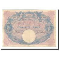 Billet, France, 50 Francs, 1914-09-01, TTB, Fayette:14.27, KM:64e - 50 F 1889-1927 ''Bleu Et Rose''