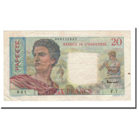 Billet, Tahiti, 20 Francs, 1951-1963, Undated, KM:21a, TTB+ - Indochine