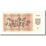 Billet, Lithuania, 1 (Talonas), 1992, KM:39, SPL - Lithuania