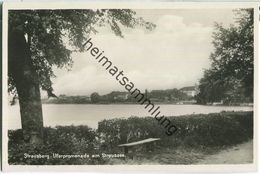 Strausberg - Straussee Uferpromenade - Foto-Ansichtskarte 30er Jahre - Verlag Max O'Brien Berlin - Strausberg