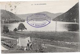 CAFE -RESTAURANT FREUDENREICH - N.KIESGEN à LA SCHLUCHT Sur Cpa Camp De SCOUTS Au LAC DE LONGEMER 1926 -Bergeret Strasb - Restaurants