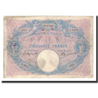 Billet, France, 50 Francs, 1903-12-17, TB, Fayette:14.15, KM:64c - 50 F 1889-1927 ''Bleu Et Rose''
