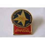 PINS COCA COLA VIII JEUX OLYMPIQUES WINTER GAMES CALIFORNIA 1960 / 33NAT - Coca-Cola