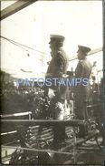 84092 PARAGUAY ASUNCION MILITARY COSTUMES DIRECTOR Y SUBDIRECTOR DEL C. MILITAR CORONEL & TENIENTE SHIP CUT POSTCARD - Paraguay