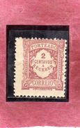 PORTOGALLO PORTUGAL 1915 POSTAGE DUE SEGNATASSE TAXE TASSE CENT. 2c MNH - Nuovi