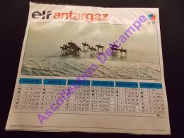 Calendrier Elf Antargaz Elf Antar 1979 - Grand Format : 1971-80