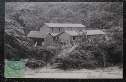 Martinique Eaux Thermales D'absalon  Cpa Timbrée Poste Maritime Ligne N°2 1904 - Fort De France