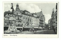 Delcampe - Giessen Marktplatz Mit Fahnen "aus Dunkler Zeit" 1938 - Giessen