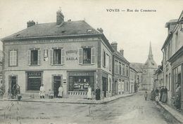 28, Eure Et Loir, VOVES, Rue Du Commerce, Animations,Scan Recto-Verso - Other & Unclassified