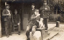 CPA 2117- MILITARIA - Carte Photo Militaire - Policier - Poste De Police - Porte De Paris - Photo J. VERLEYE Rue Pouchet - Distretto: 17