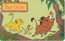 TARJETA DE ARGENTINA DE EL REY LEON (FILM-CINEMA-DISNEY) - Argentinien