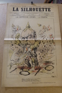 Revue Journal La Silhouette Satirique Caricature 50 X 32 Germany Allemagne Bismarck N° 871 De 1892 EMS - 1850 - 1899