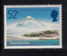 Falkland Islands Dependencies 1984 MNH Scott #1L87 52p Bristol Volcanic Islands - Volcanos