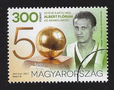 HUNGARY-2017. Albert Florian, 50th Anniversary Of The Awarded Golden Ball / Soccer / Sport USED!! - Gebruikt