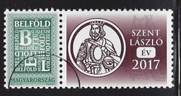 HUNGARY - 2017.  Personalized Stamp With "Belföld" / Label : Saint Ladislaus Memorial Year USED!!! - Usati