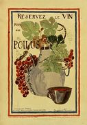 Reproduction D'une Ancienne Affiche - Réservez Le Vin Pour Nos Poilus - Carte Photo Moderne - Advertising