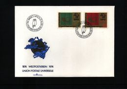 Liechtenstein 1974 Michel 607-608 UPU FDC - UPU (Union Postale Universelle)