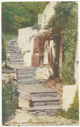 Clovelly, North Hill & Back Stairs, 1949 Postcard - Clovelly