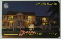 CAYMAN ISLANDS - GPT - CAY- 6C - Museum At Night - 6CCIC - Silver Strip - $7.50 - Used - Islas Caimán