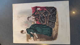GRAVURE MODE DE PARIS 1870 LA MODE ILLUSTRÉE  N°47 - Stampe & Incisioni