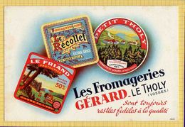 BUVARD & Blotting Paper  :  Les Fromageries GERARD Le Tholy Vosges - Produits Laitiers