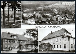 B0180 - Erlau Kr. Suhl - Gasthaus Zur Grünen Erle Und Konsum Gaststätte Zur Erholung - Suhl
