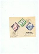 LETTRE  TIMBRES JEUX HELSINKI 1952  MONACO 23 02 1953 - Briefe U. Dokumente