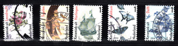 Nederland 2014 Nvph Nr 3165a, 3166a, 3167a, 3168a + 3185a  Mi Nr  3209 + 3210 + 3221 + 3222 + 3239 Keramiek, Ceramics - Used Stamps