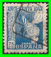 ESPAÑA  AÑO SANTO COMPOSTELANO  AÑO 1944  VALOR  75 Ctm. - Postage-Revenue Stamps