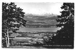 ST-CERGUE (Le Mont Blanc Et Le Léman Vus De ...) - (7968 - Phot. Edit . A. Deriaz - Baulmes) - Baulmes