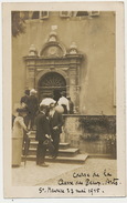 Carte Photo St Maurice Cours De La Classe Des Beaux Arts 1915 Timbrée Petit Saconnex Vers Chaigny Genève - Saint-Maurice