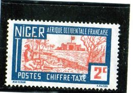 B - 1927 Niger - Segnatasse - Neufs