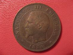 2 Centimes Napoléon III 1854 BB Strasbourg 8387 - 2 Centimes
