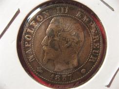 5 Centimes Napoléon III 1857 MA Marseille 8334 - 5 Centimes