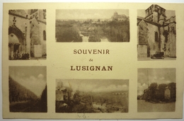 4 CARTES - LUSIGNAN - Lusignan