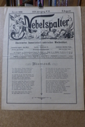 Revue Journal NEBELSPALTER Satirique Caricature 36 X 27,5 Germany Allemagne Bismarck N° 32 De 1898 Pot De Chambre - 1850 - 1899