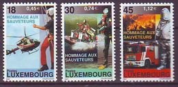Luxemburg - 2001, Rescue Services 3v ** Mi 1532/34 - Nuevos