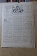 Revue Journal FISCHIETTO Satirique Caricature 38 X 27 Germany Allemagne Bismarck N° 25 De 1895 - 1850 - 1899