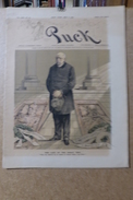 Revue Journal PUCK Satirique Caricature 36 X 27 Germany Allemagne Bismarck N° 739 De 1891 - 1850 - 1899