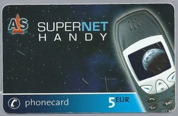 DE.- TELEFONKARTE. Phonecard 5EUR. AS SUPERNET HANDY. - [2] Mobile Phones, Refills And Prepaid Cards