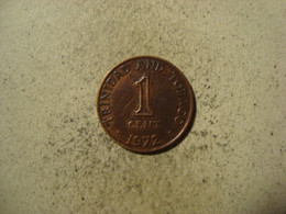 MONNAIE TRINITE TOBAGO 1 CENT 1972 - Trinidad Y Tobago