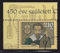 HUNGARY - 2017.  Claudio Monteverdi, Italian Composer  / 450th Anniversary Of His Birth USED!!! - Usado