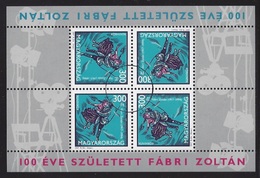 HUNGARY - 2017.  Minisheet -  Zoltan Fabri, Hungarian Film Director,Actor / Centenary Of His Birth USED!!! - Used Stamps