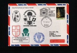 Oesterreich / Austria 1981 24.Sonderballonpost - Ballonpost