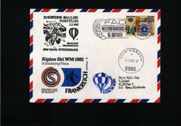 Oesterreich / Austria 1982 25.Sonderballonpost - Balloon Covers