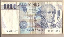 Italia - Banconota Circolata Da £ 10.000 "Volta" P-112d - 1997 - 10000 Lire