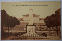85 : Sainte-Hermine - Monument Aux Enfants Morts Pour La Patrie - Militaria / Guerre - (n°9629) - Sainte Hermine